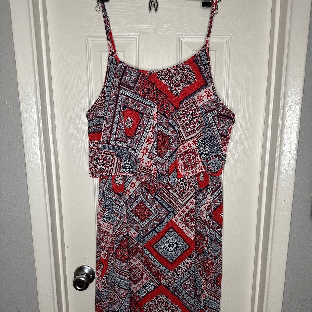 Fun multi color sun dress